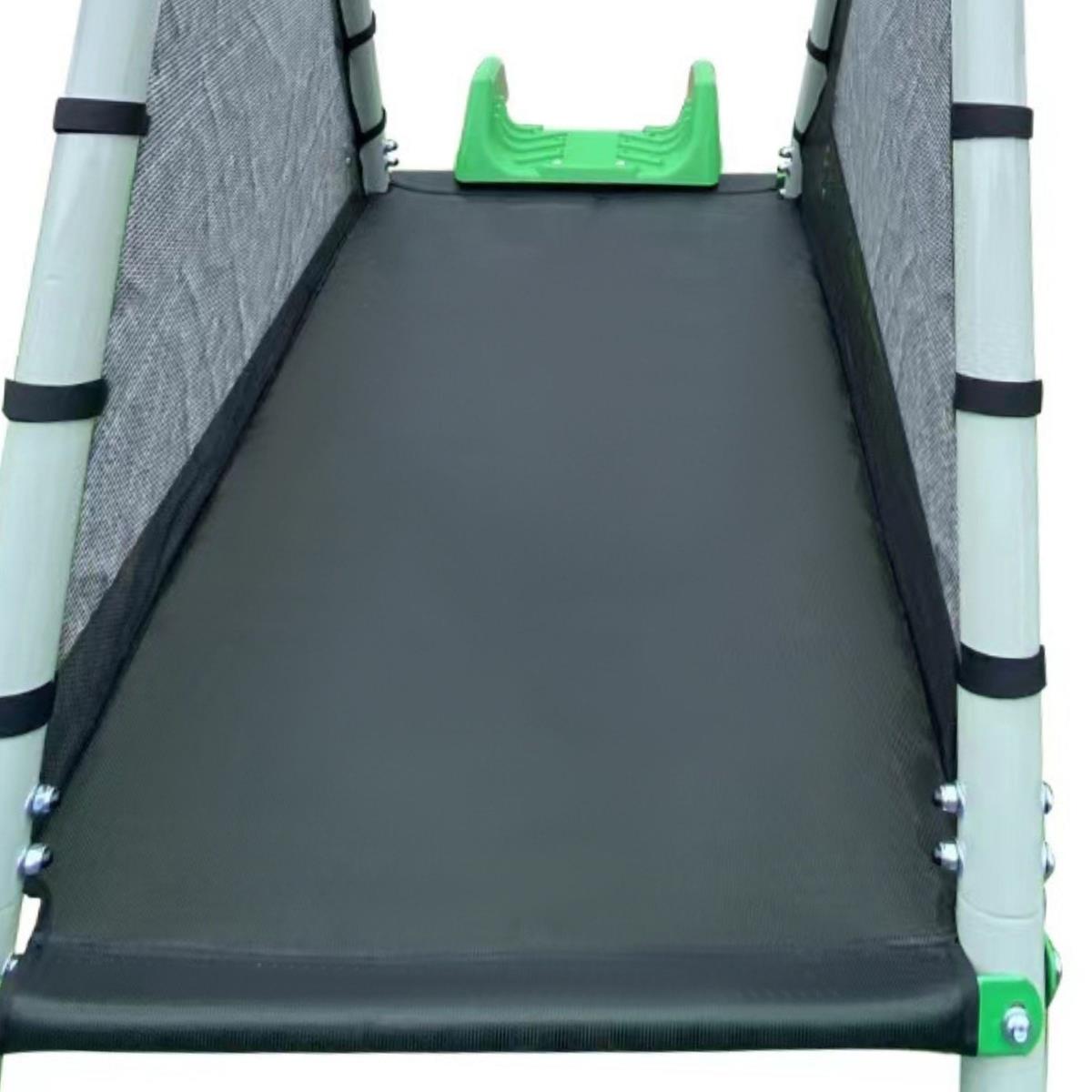 Aire de jeux de jardin XXL pour enfants avec balançoire, trapèze de gymnastique et toboggan