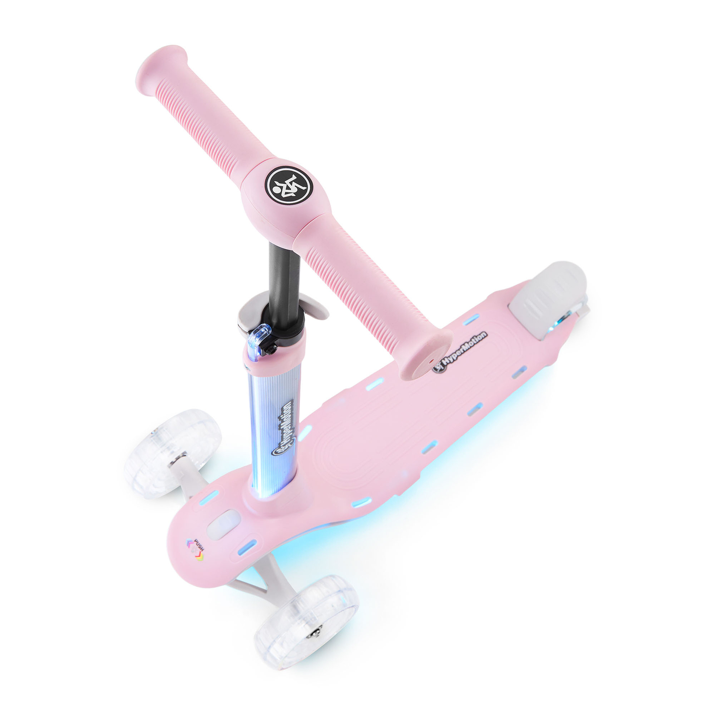 Trottinette d'équilibre HyperMotion BECKY - Éclairage LED RGB, rose