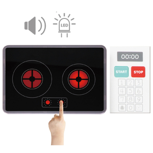 Cuisine interactive XXXL en bois avec réfrigérateur, micro-ondes, four, lave-vaisselle et accessoires - blanc