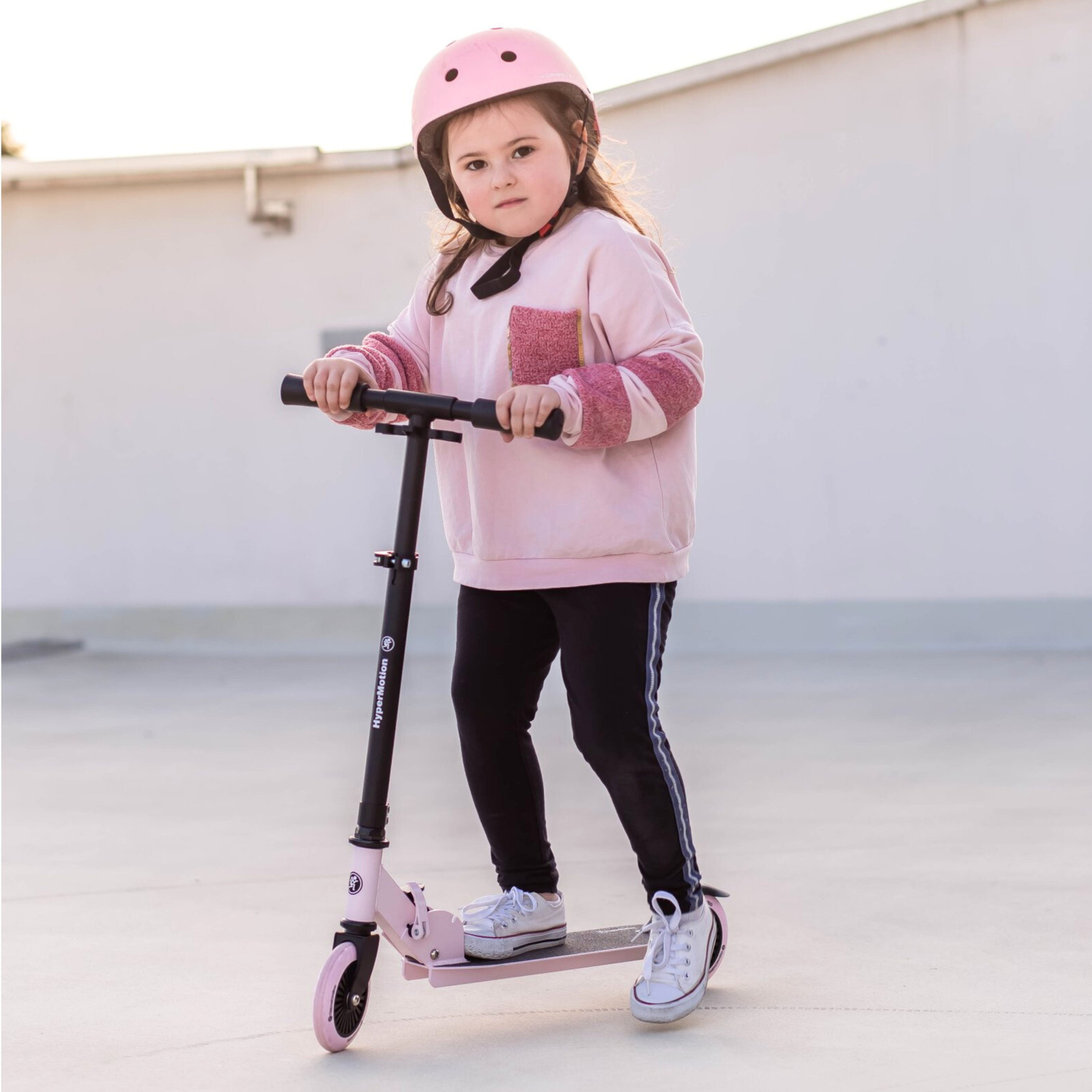 Scooter à deux roues WILLY 3-8 ans de HyperMotion - rose