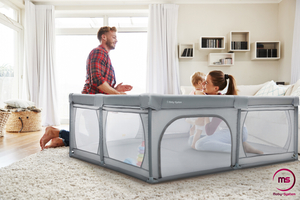 Grand parc à jouets 200 cm x 160 cm - aire de jeux pour bébés, piscine sèche