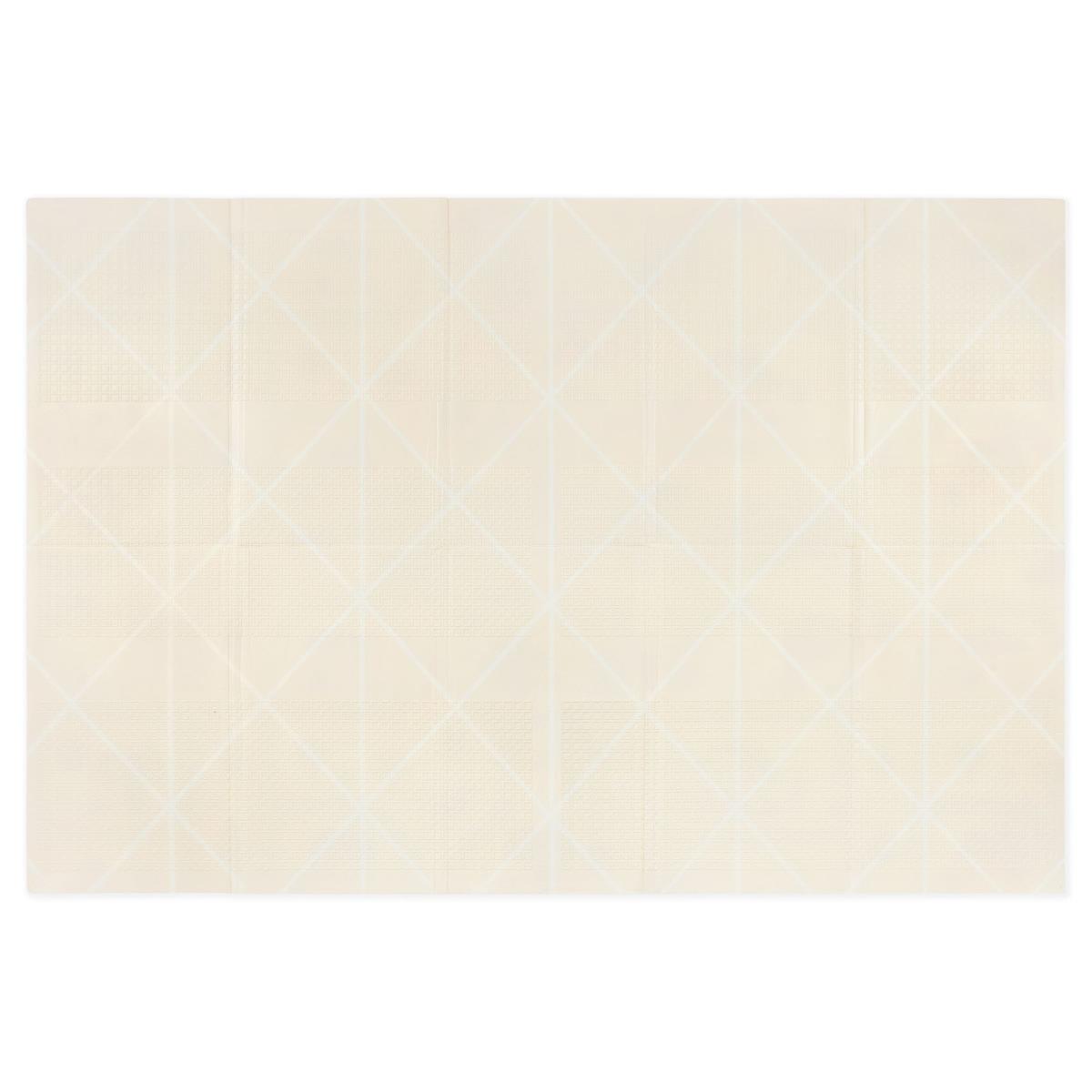 Tapis pliant double face en mousse 180 x 120 x 1cm - Charming Town/Sand Beige