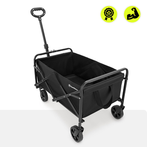 Fauteuil roulant de plage pliant HyperMotion - noir, 80 kg