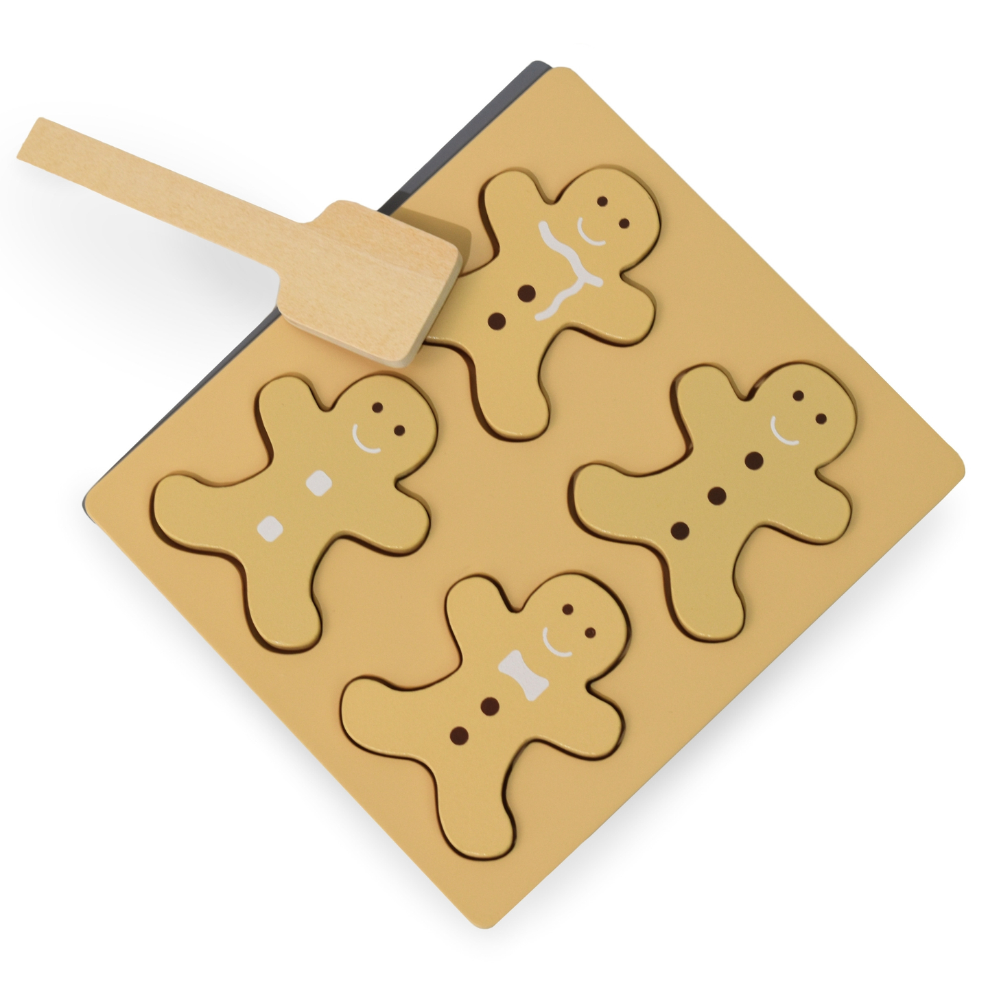 Set de pain d'épices en bois