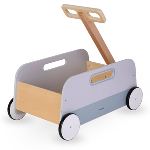 Chariot à jouets en bois - remorque à tirer