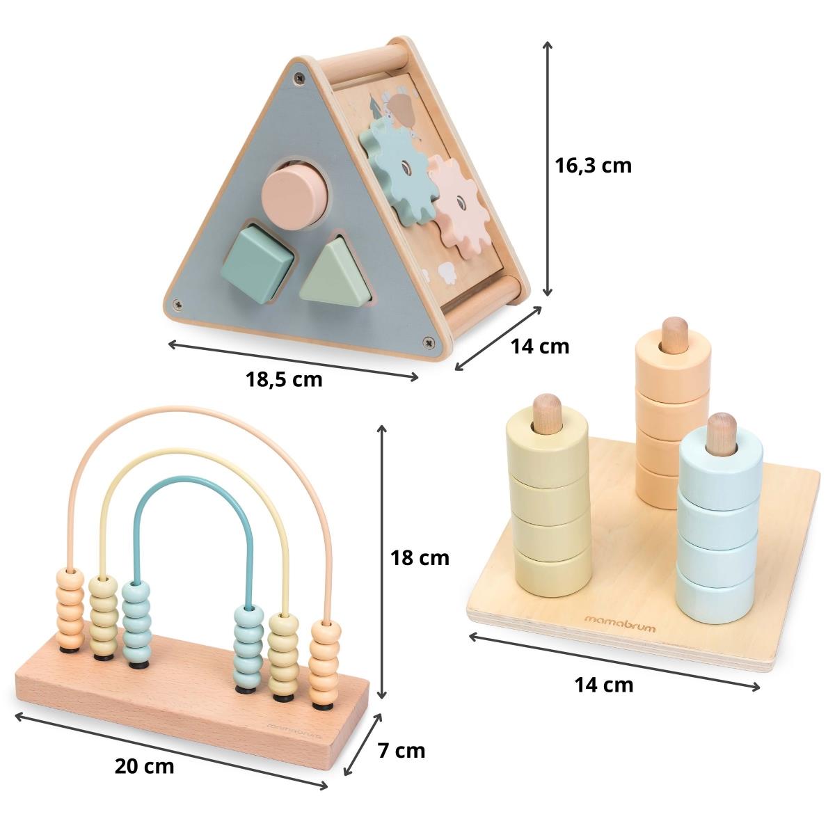 Ensemble de jouets Montessori pour les enfants de 2-3 ans