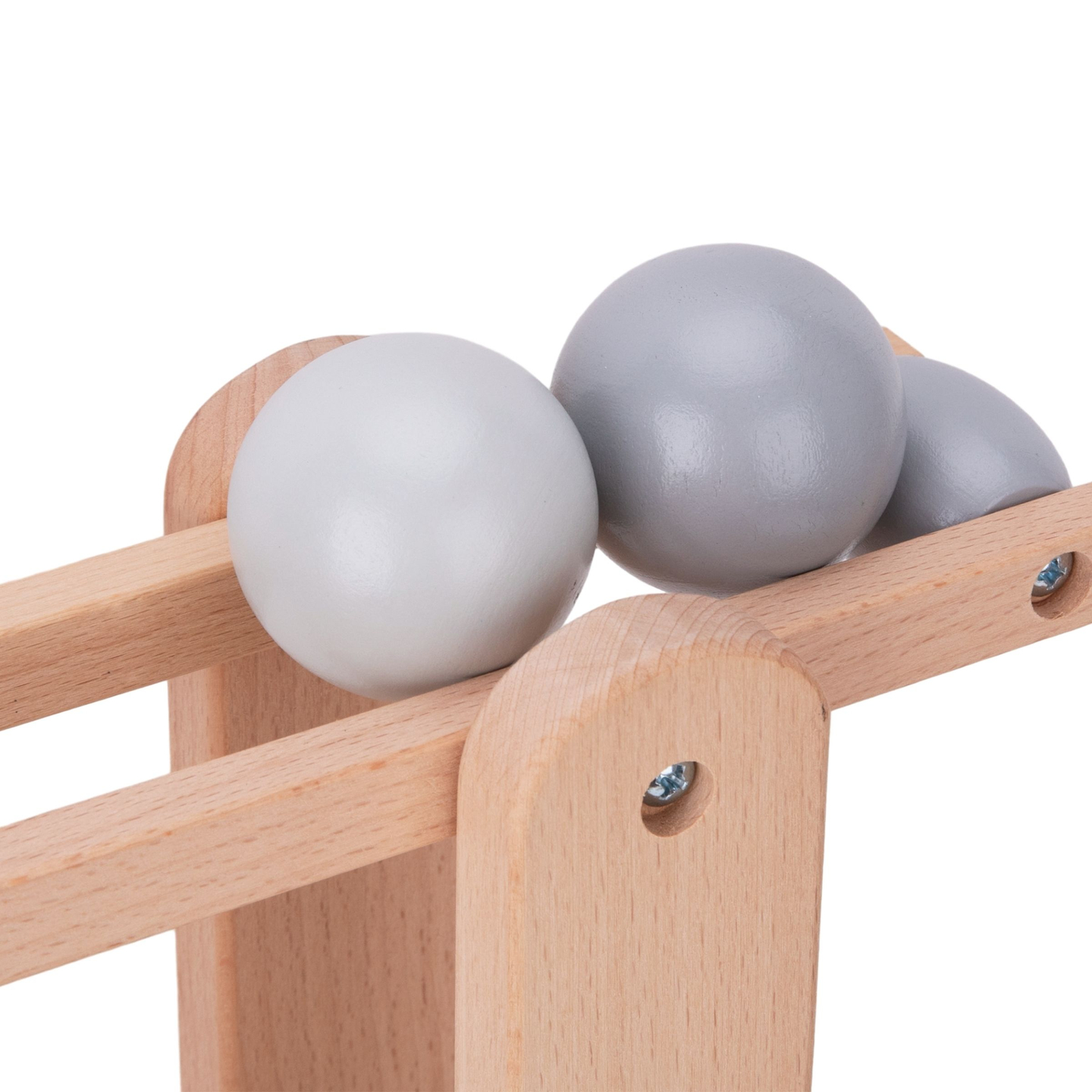 Grand cul-de-sac en bois - toboggan avec éléments tournants