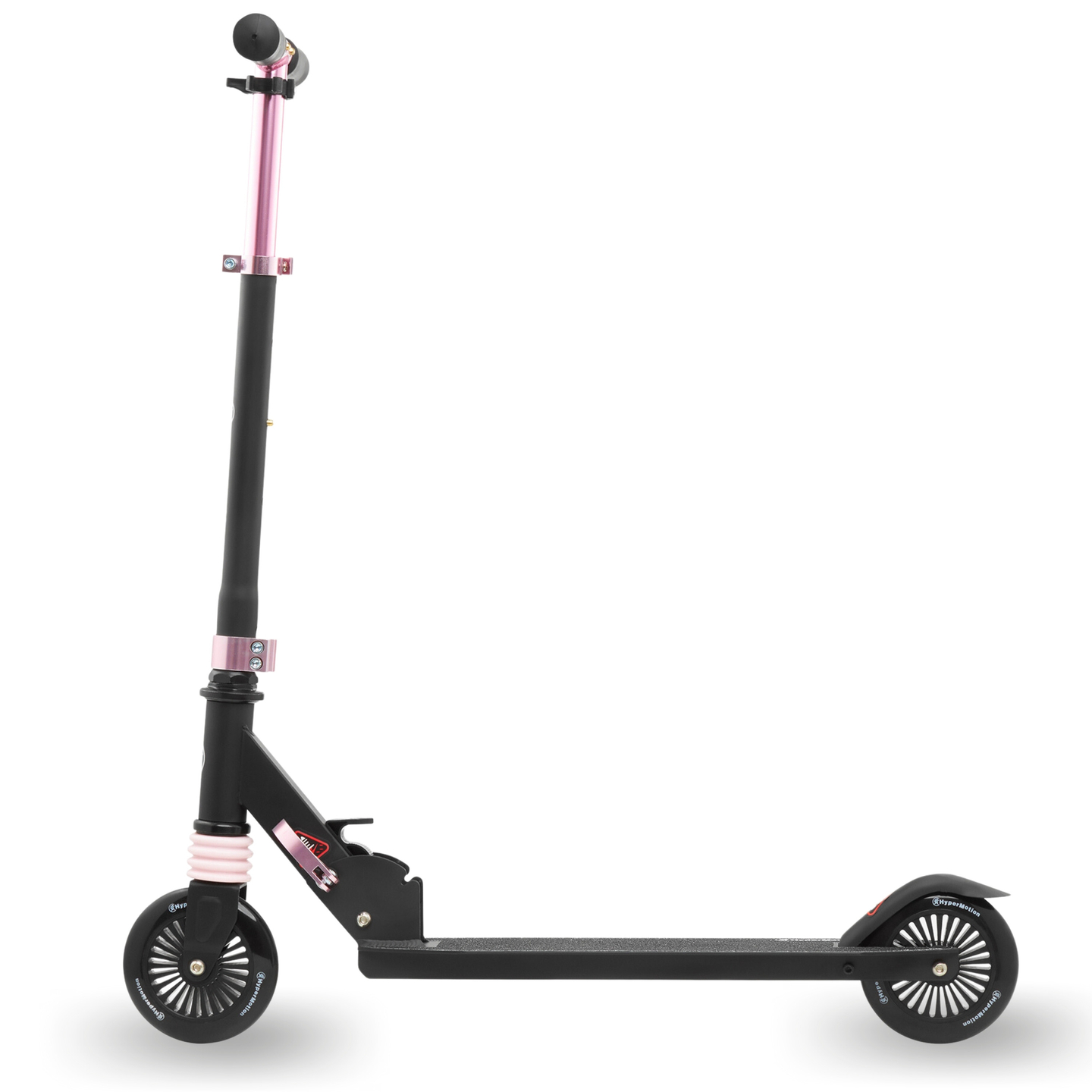 Scooter à deux roues avec amortisseur WALLY 4-9 ans à partir de HyperMotion noir-rose
