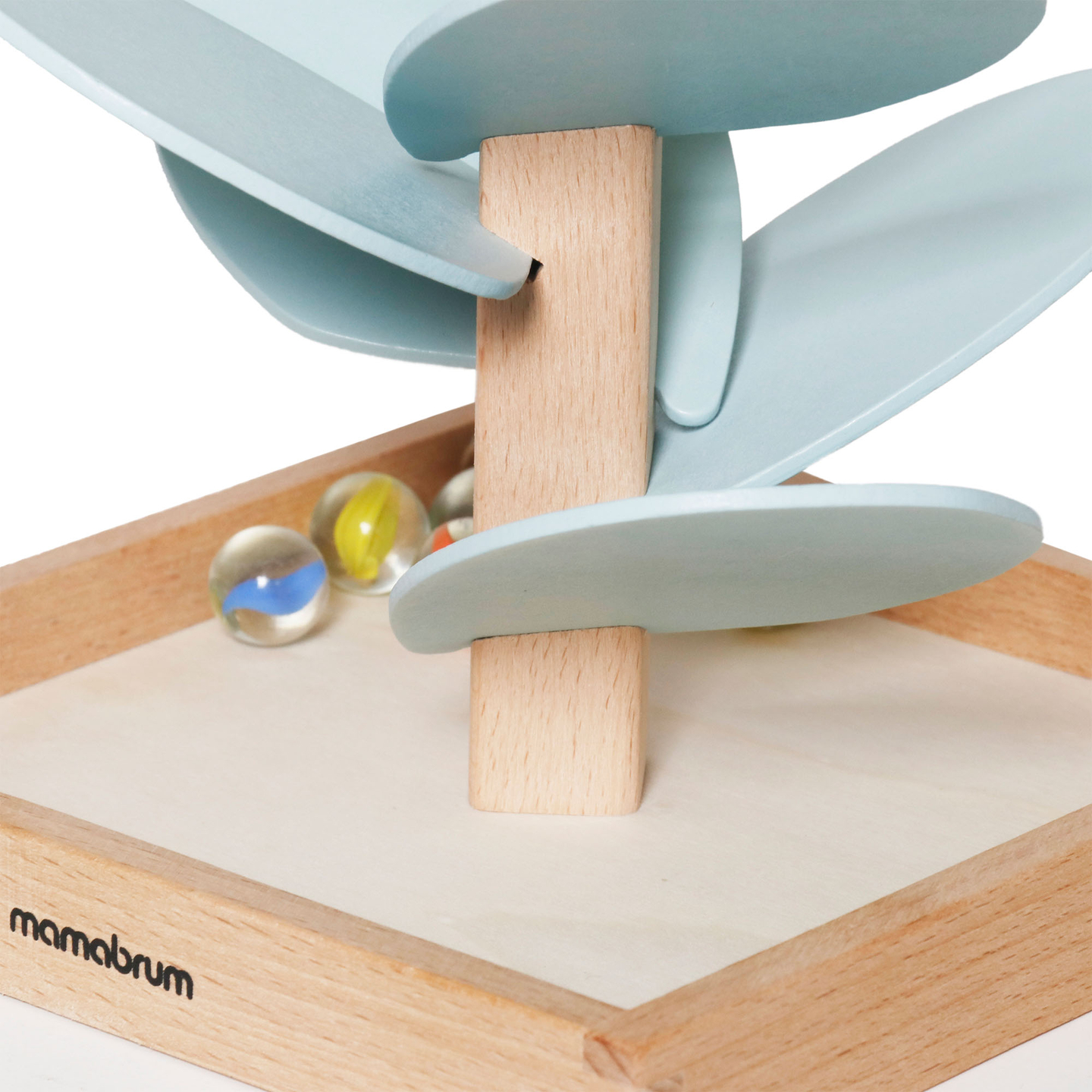 Culodrome en bois - arbre à sons avec boules