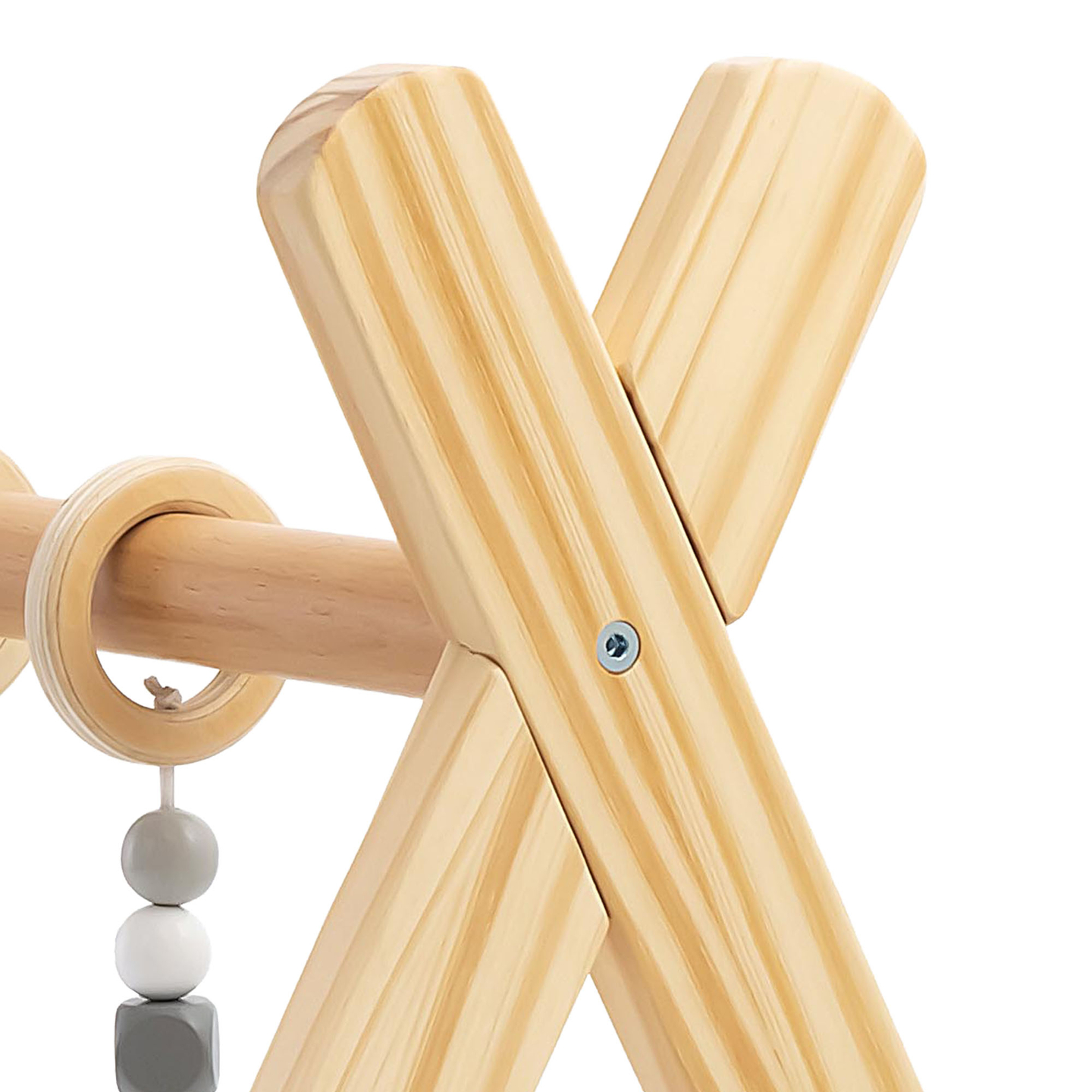 Support éducatif en bois Baby Gym - couleur grise