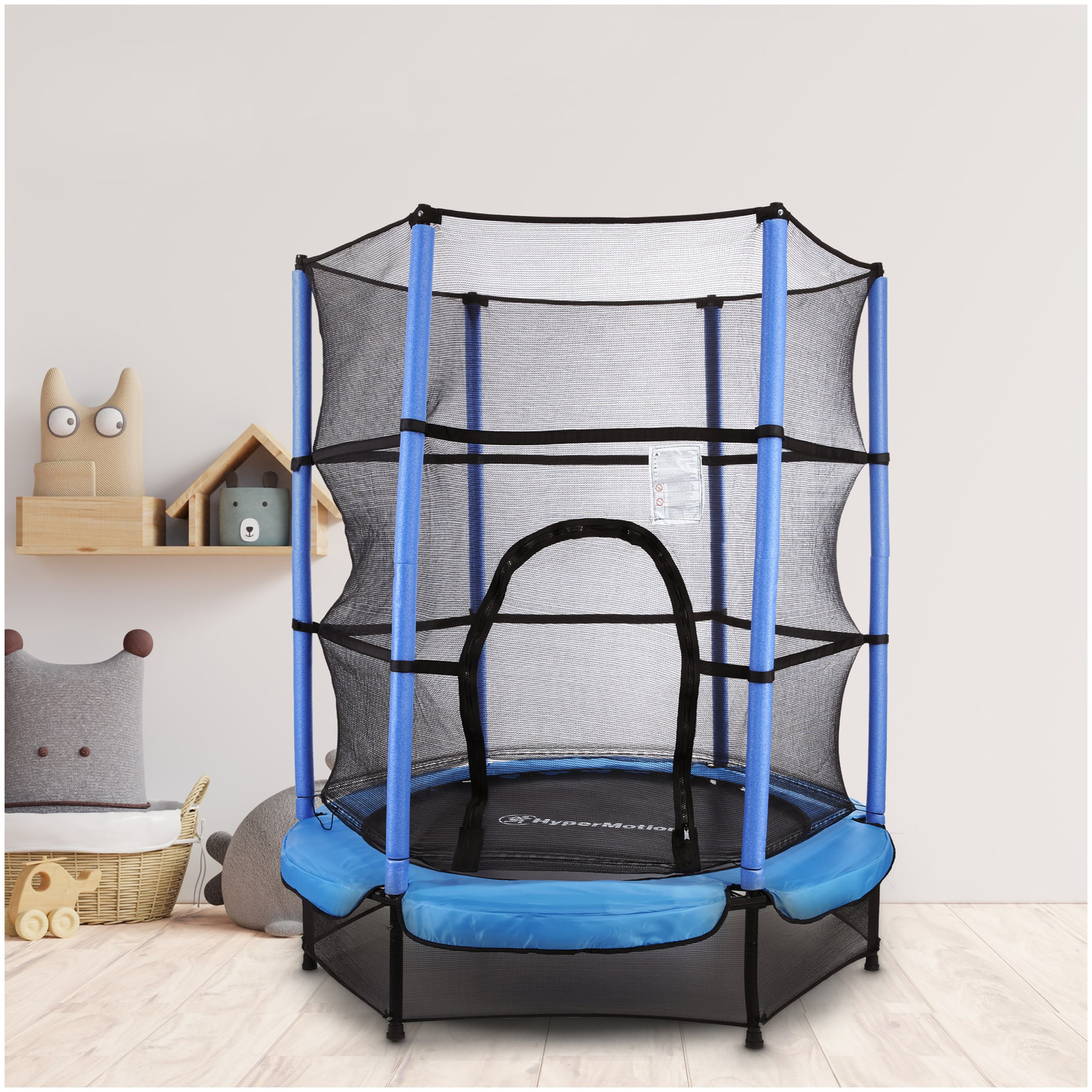 Trampoline domestique 140cm avec filet de sécurité - pour enfants de 3 à 6 ans