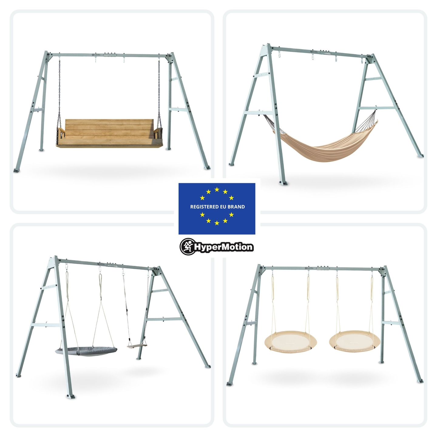 Cadre en acier pour balançoire de jardin ou hamac