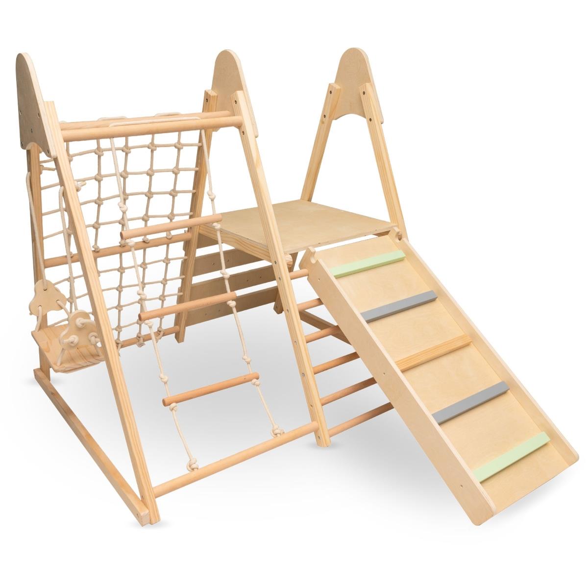 Aire de jeux en bois XL 5in1