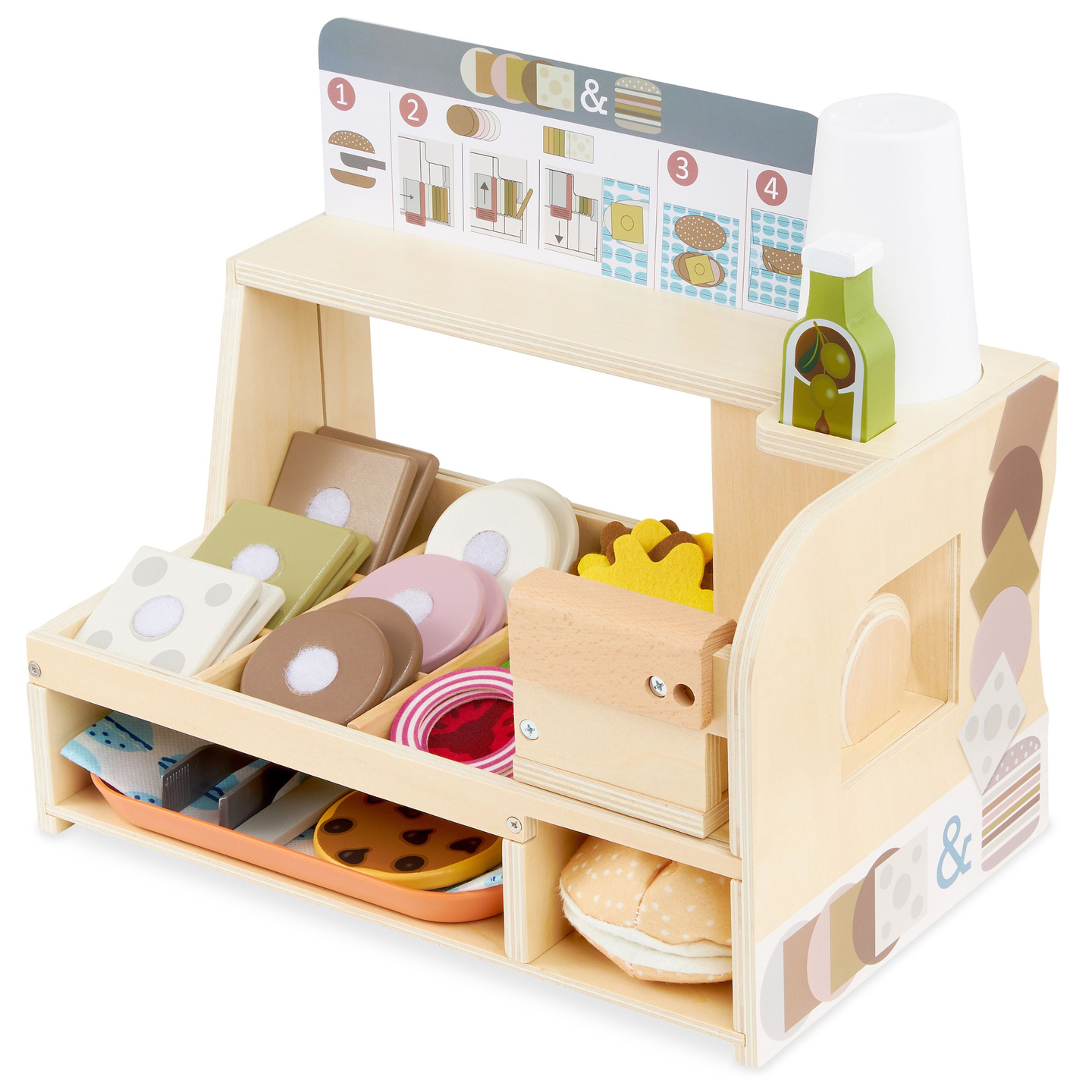 Sandwicherie en bois - restaurant