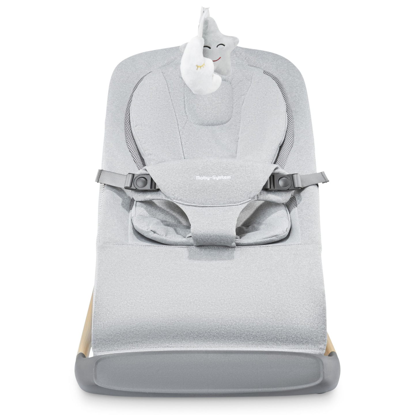 Fauteuil à bascule 2-en-1 Moby-Système LILY - gris