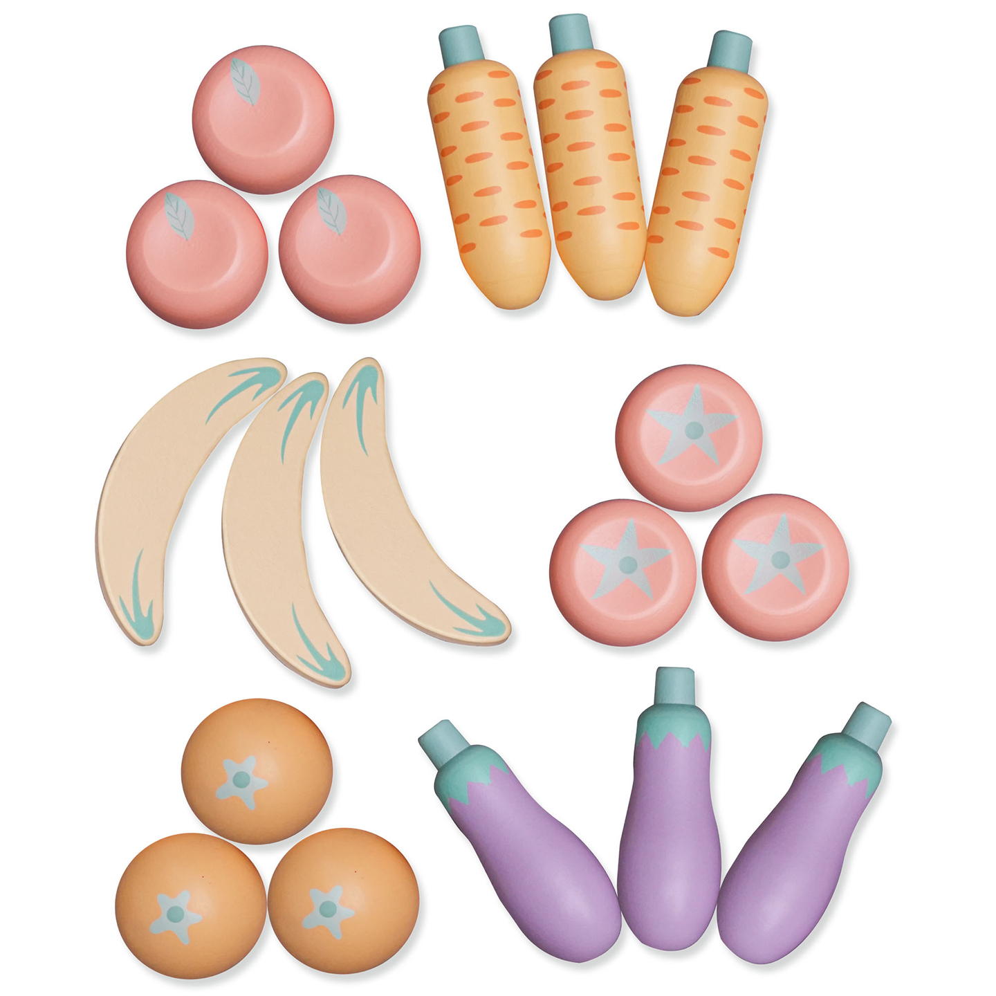 Grand magasin XXXL en bois pour enfants avec fast food - Corner shop + Machine à café + Four + Réfrigérateur - 106 ac.