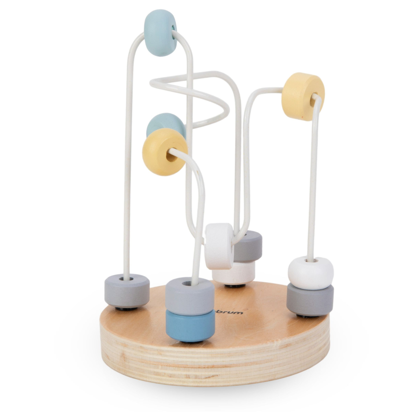 Ensemble de jouets en bois - entrelacs colorés, pyramide de phoques, trieur d'oursons