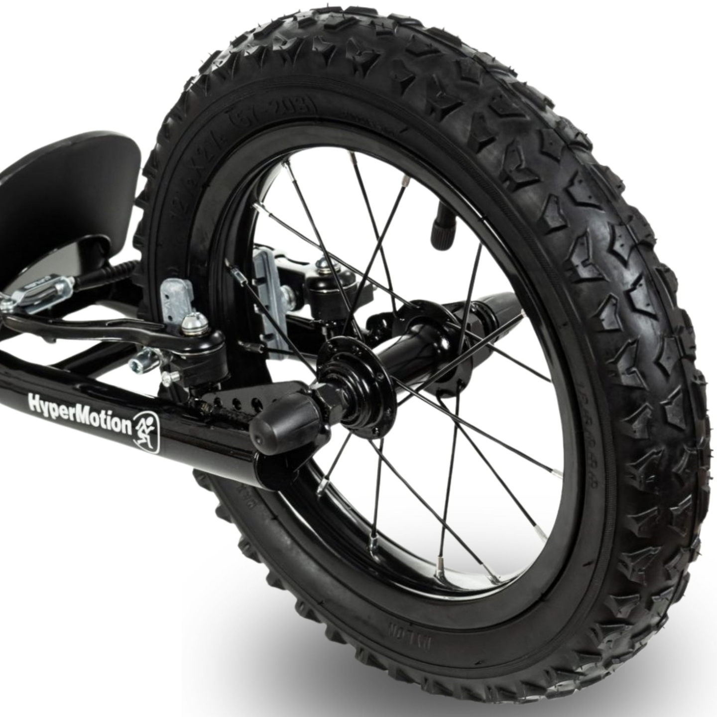 Scooter HyperMotion VIVA 12 (roues gonflables de 30 cm) - Noir