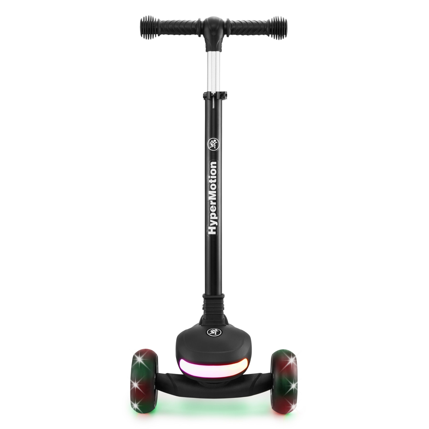 HyperMotion LUMI scooter d'équilibre 3-en-1 - plateforme éclairée et roues LED, couleur noire
