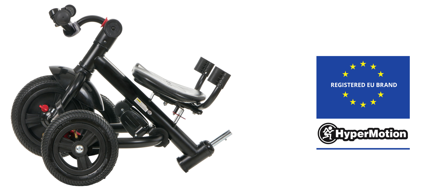 Tricycle Tobi Velar + film de pluie - rose