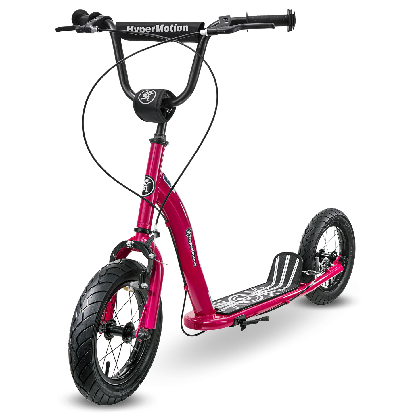 Scooter HyperMotion RUBY 12 (roues gonflables de 30 cm) - fuchsia/magenta