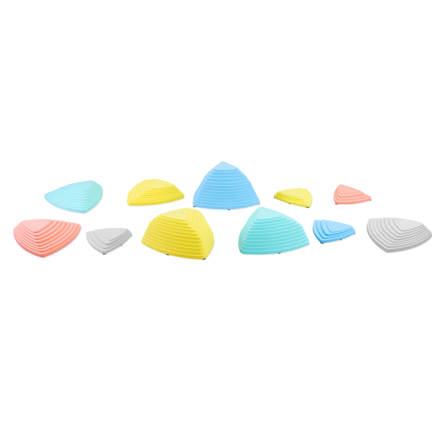 Pierres d'équilibre colorées - 11 pièces