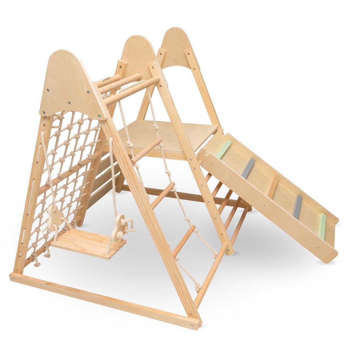 Aire de jeux en bois XL 5in1