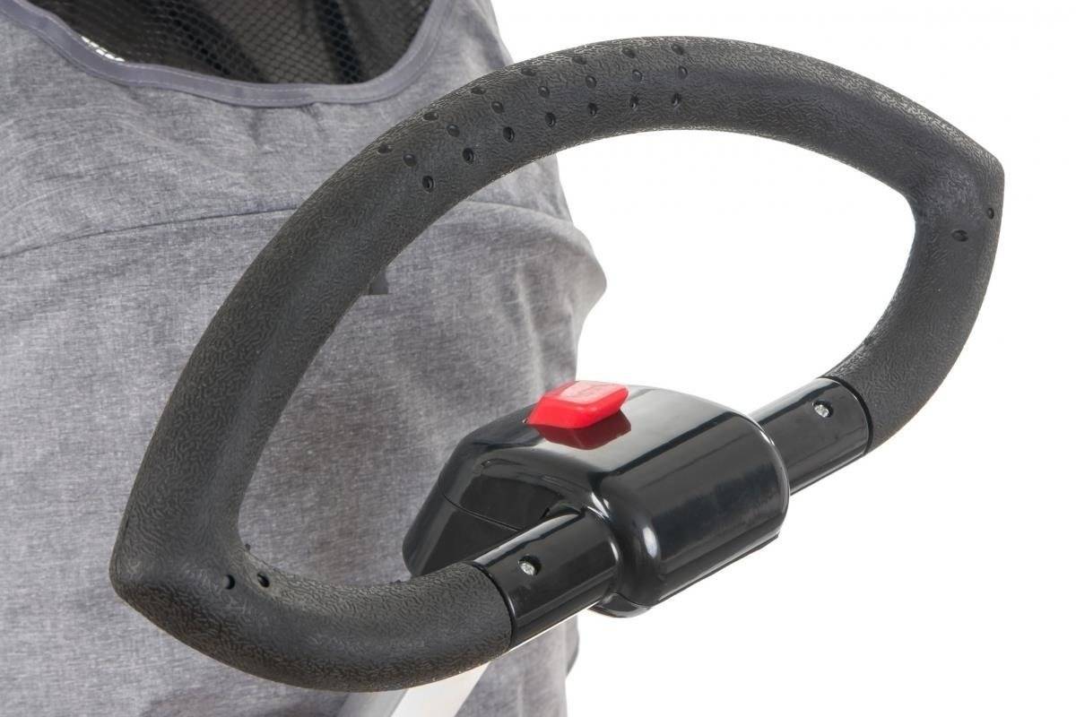 Tricycle Tobi Velar + film de pluie - gris