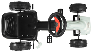 CHESTER kart à pédales - manège pour enfants 3-6 ans - gris