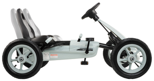 Kart à pédales EVOQUE pour enfants de 5 à 8 ans - gris