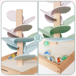 Culodrome en bois - arbre à sons avec boules