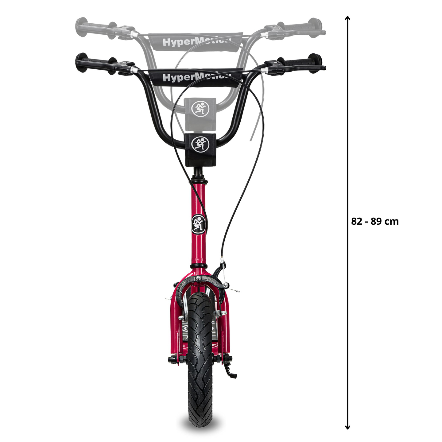 Scooter HyperMotion RUBY 12 (roues gonflables de 30 cm) - fuchsia/magenta