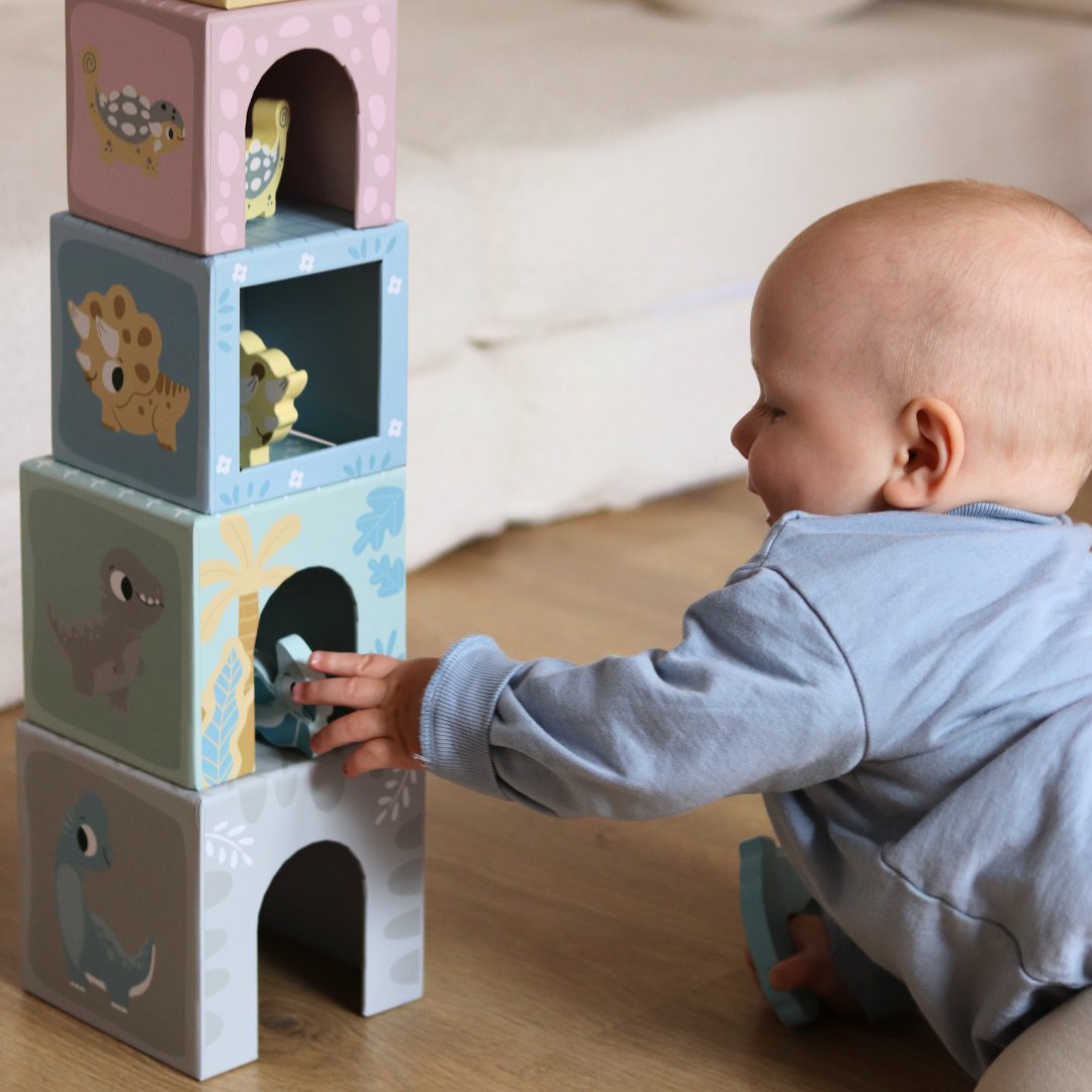 Tour de triage avec figurines Dinosaures