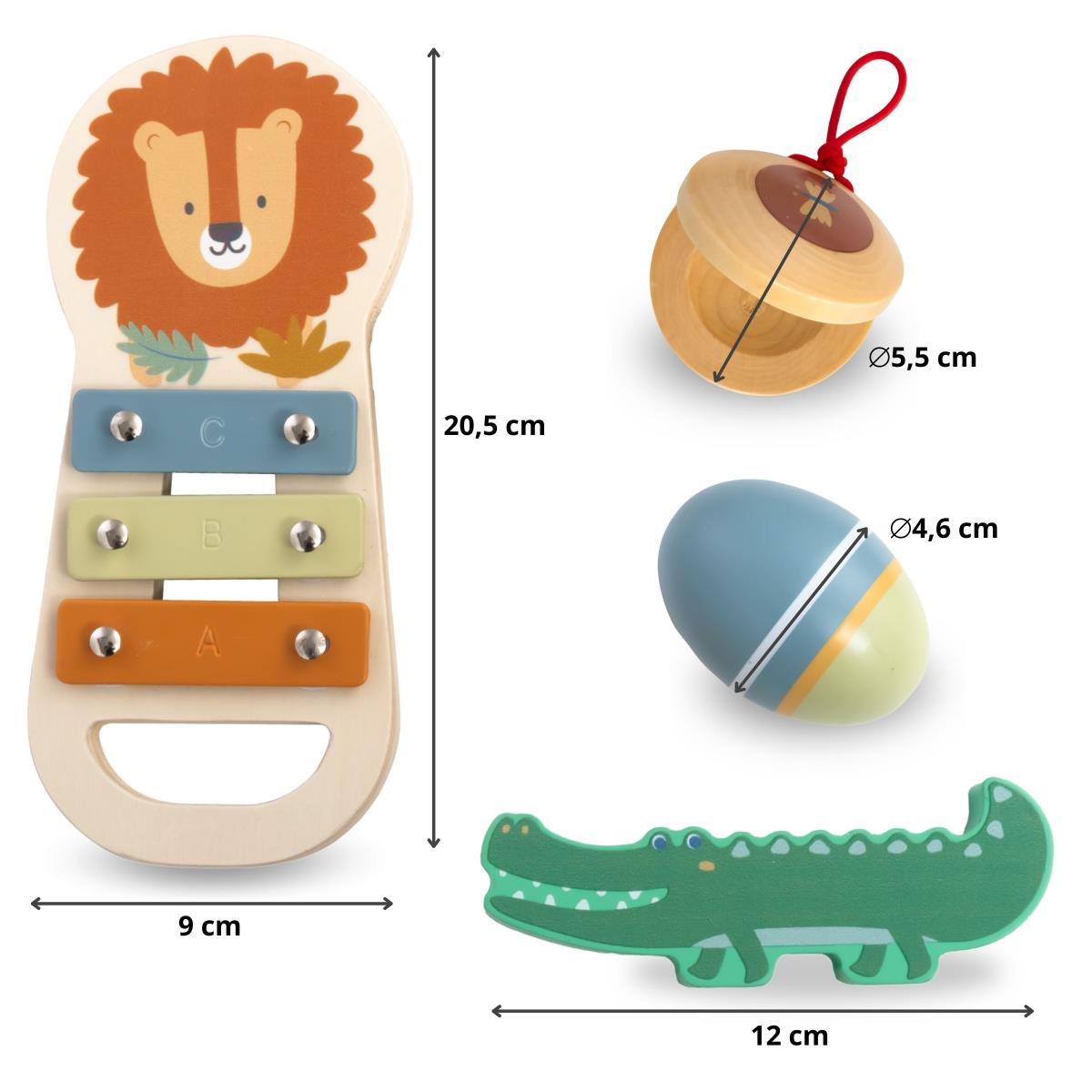 Ensemble d'instruments de musique Afrique