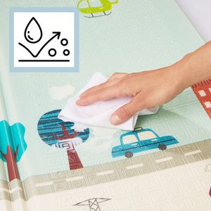 Tapis mousse double face XXL - pliable 1 CM (montagne et route)