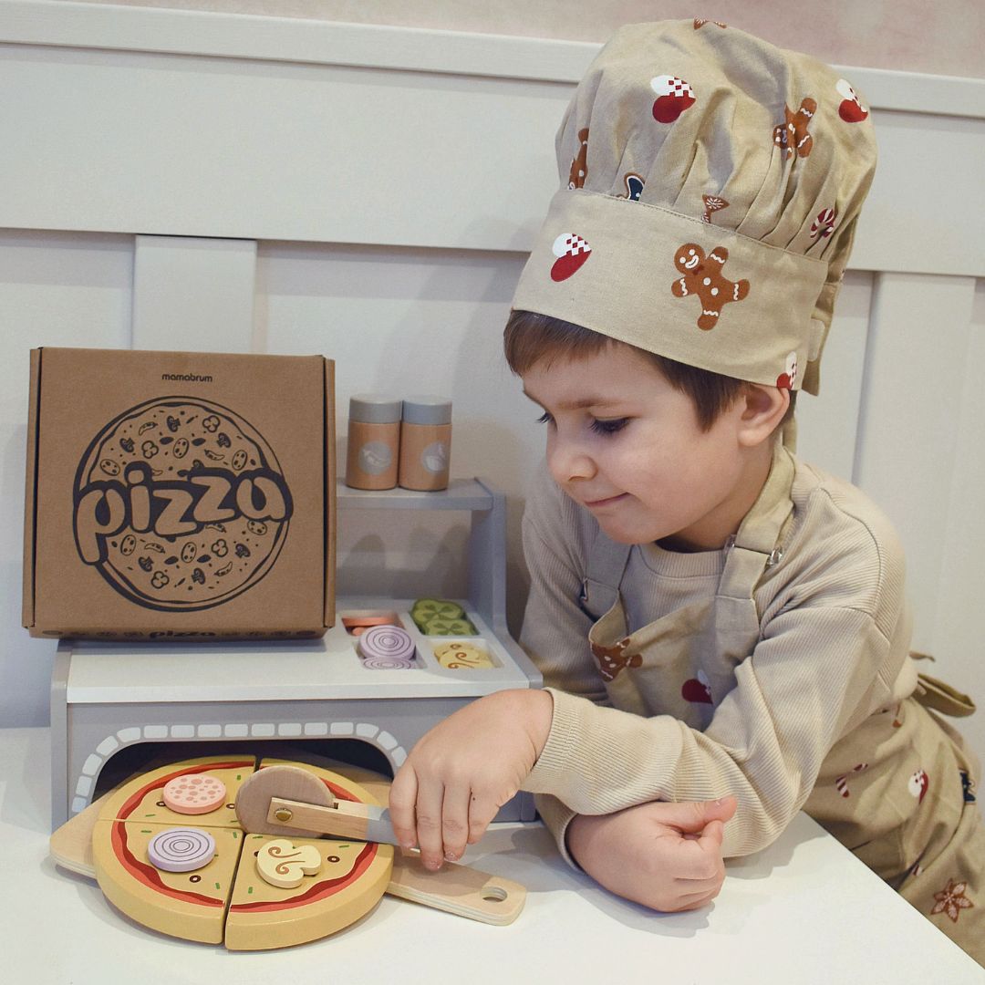 Set de cuisson pour pizza en bois