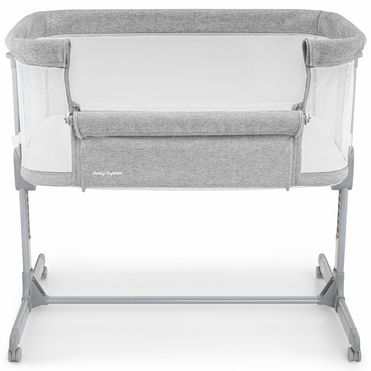 Lit d'appoint Moby-Système LUNA 3en1 - gris