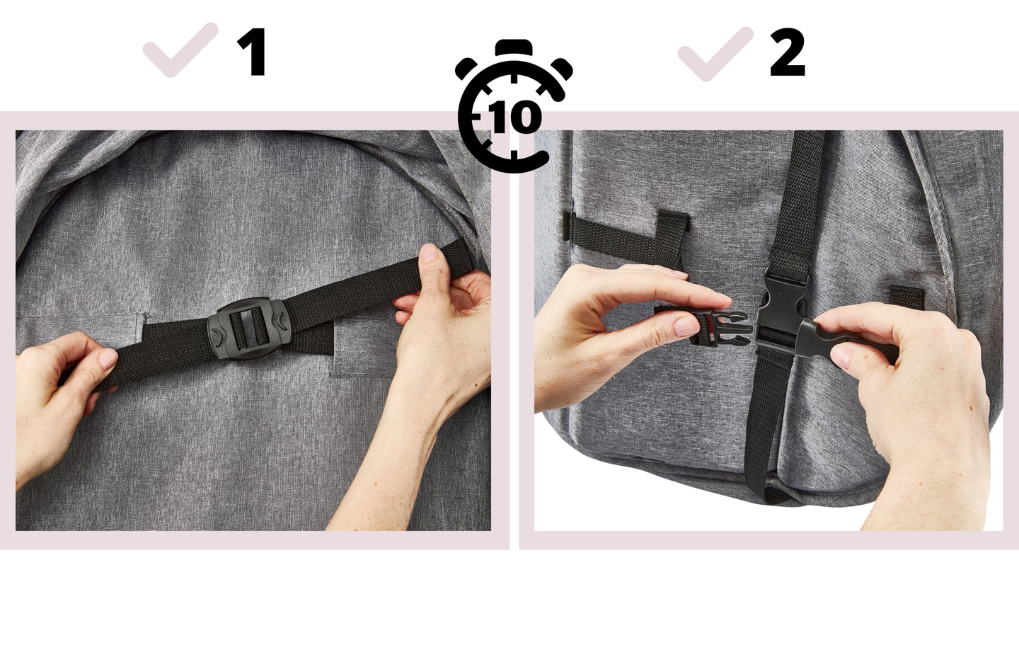 Lit de repos + Siège de flottaison + Lit bébé 3 en 1 - Moby-System MILA