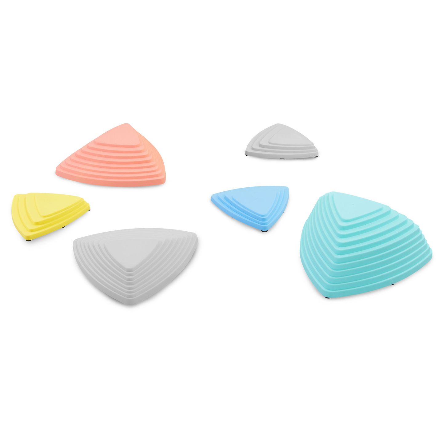 Pierres d'équilibre colorées - 6 pièces