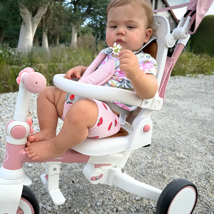 Tricycle multifonctionnel 8 en 1 TOBI FOREST - rose