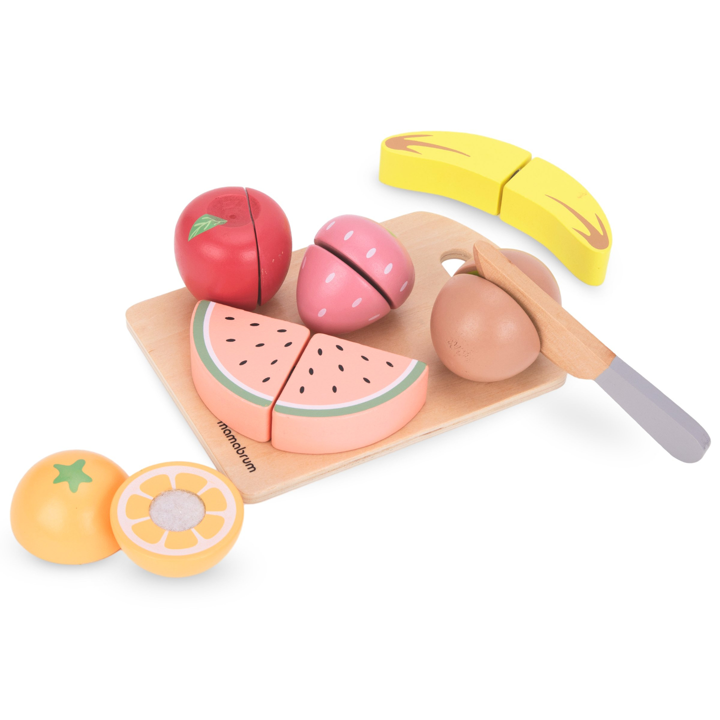 Set de fruits à couper en bois