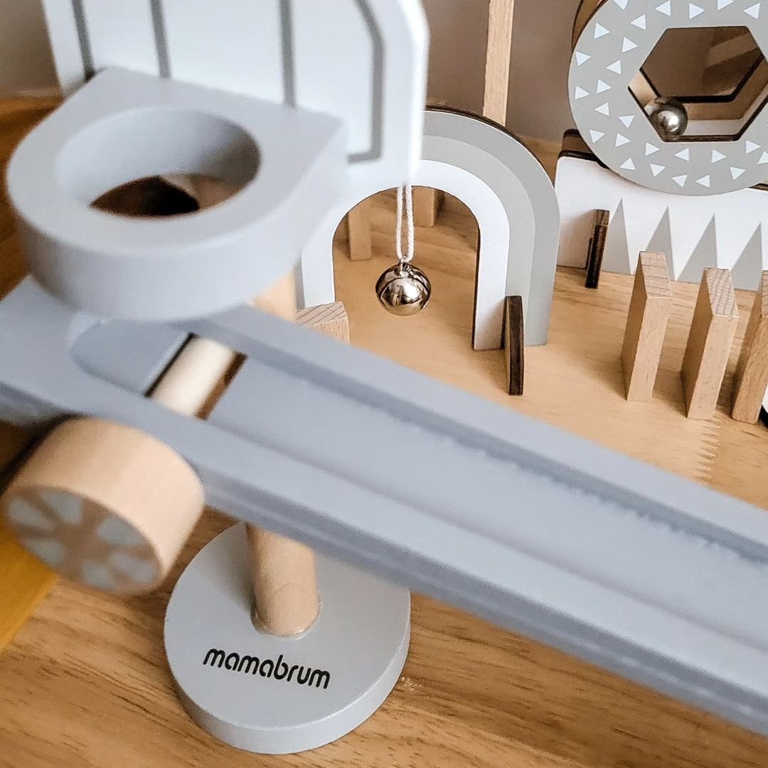 Blocs de dominos en bois - parcours d'obstacles - 48 éléments