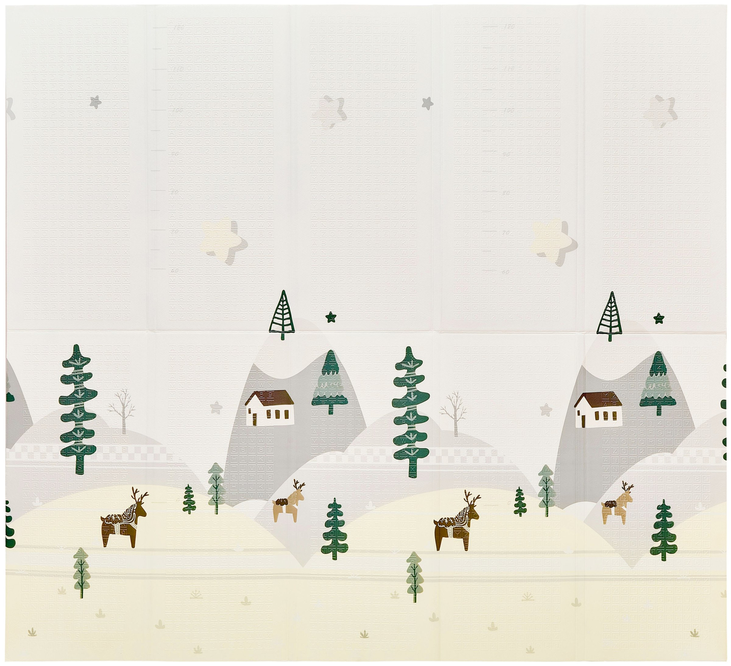 Tapis mousse double face XXL - pliable 1 CM (montagne et route)