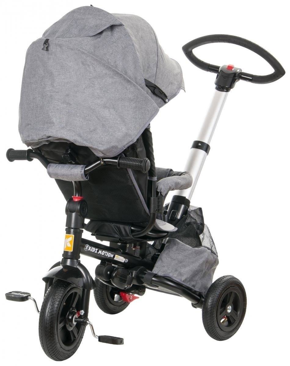 Tricycle Tobi Velar + film de pluie - gris