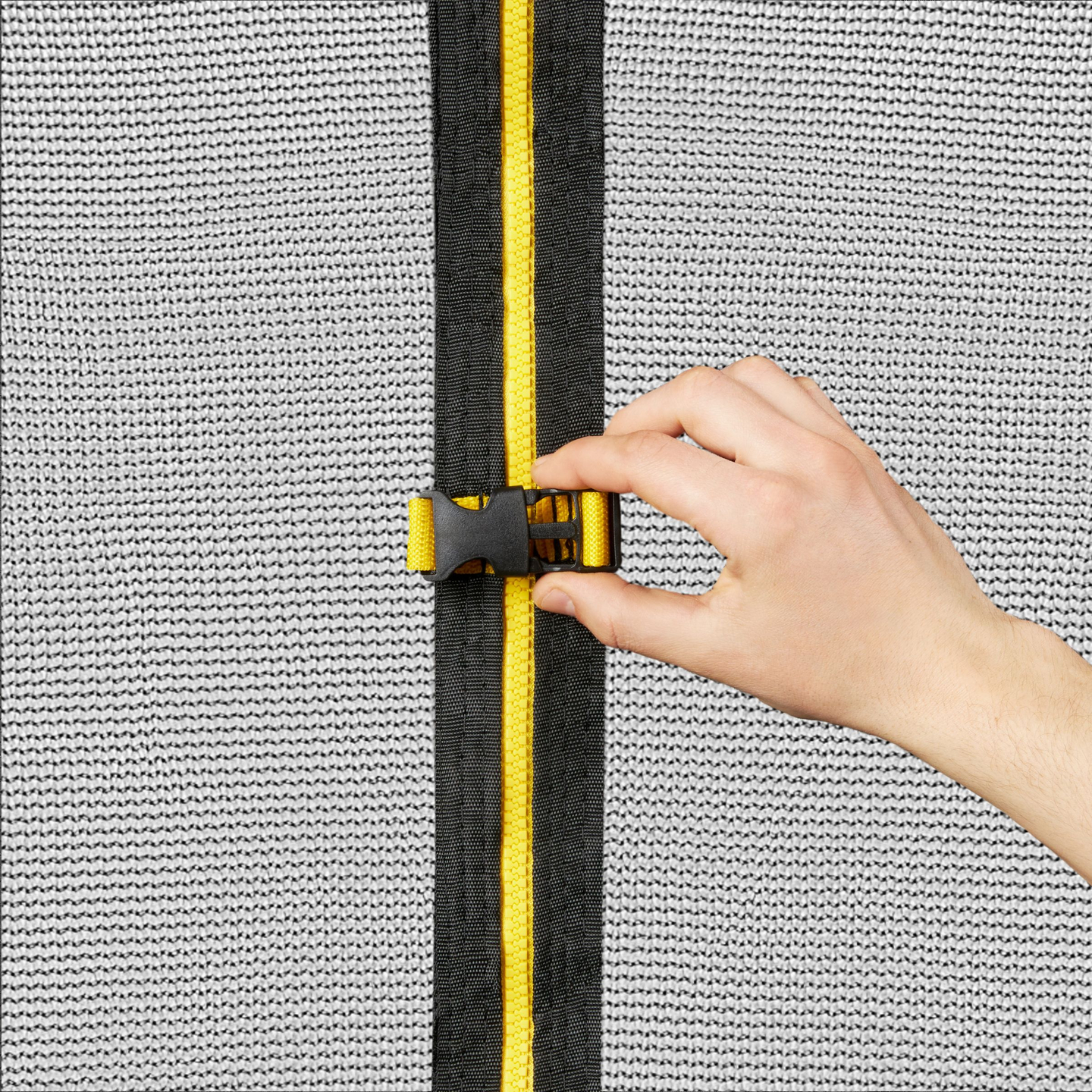 Trampoline de jardin XXXL pour enfants HyperMotion - 430 cm 14FT - avec échelle et filet intérieur - pour la maison et le jardin - 150kg max