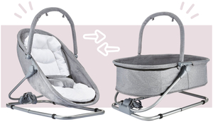 Lit de repos + Siège de flottaison + Lit bébé 3 en 1 - Moby-System MILA
