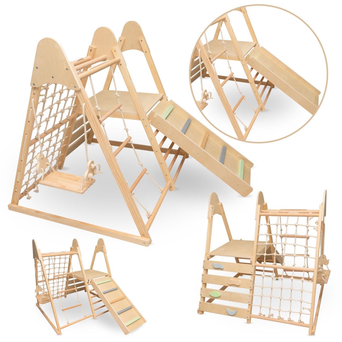 Aire de jeux en bois XL 5in1