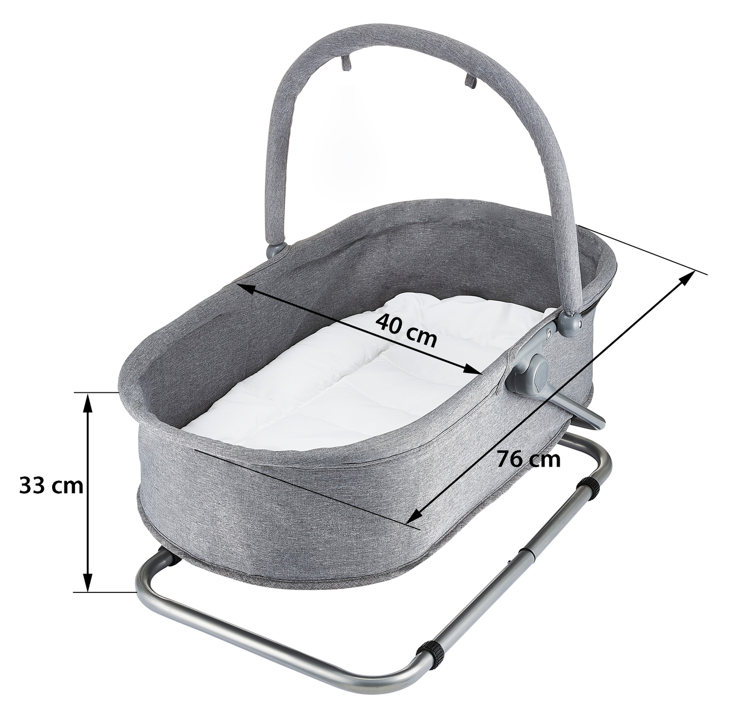 Lit de repos + Siège de flottaison + Lit bébé 3 en 1 - Moby-System MILA