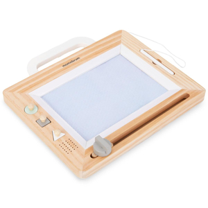 Album en bois avec tampons - planche à dessin