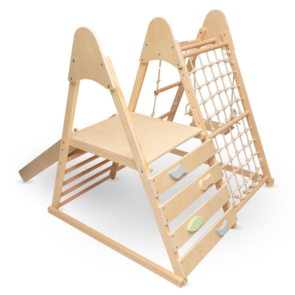Aire de jeux en bois XL 5in1